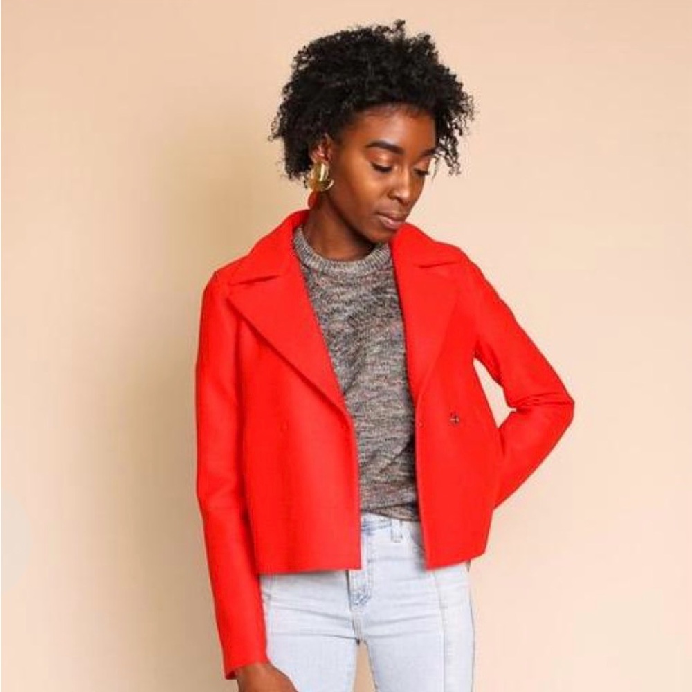 Women's Red Puffer Jacket